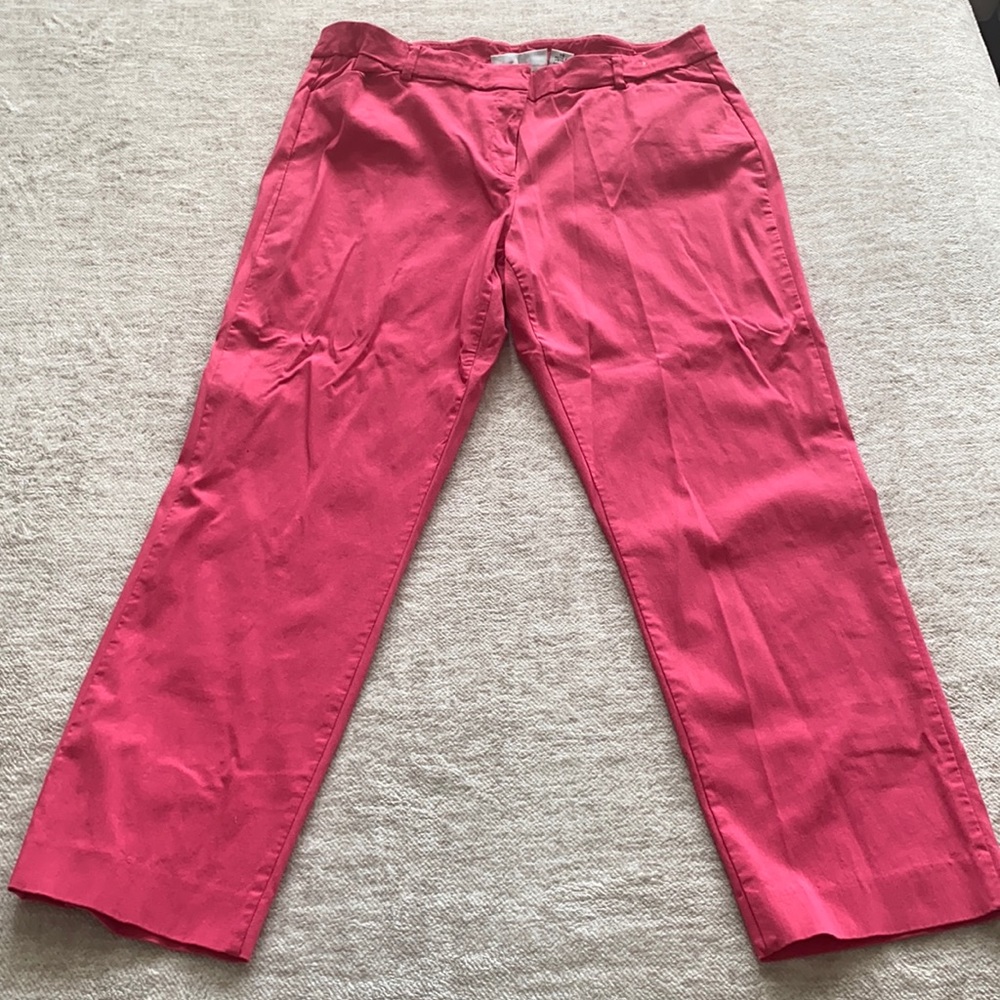 Coral pink pants